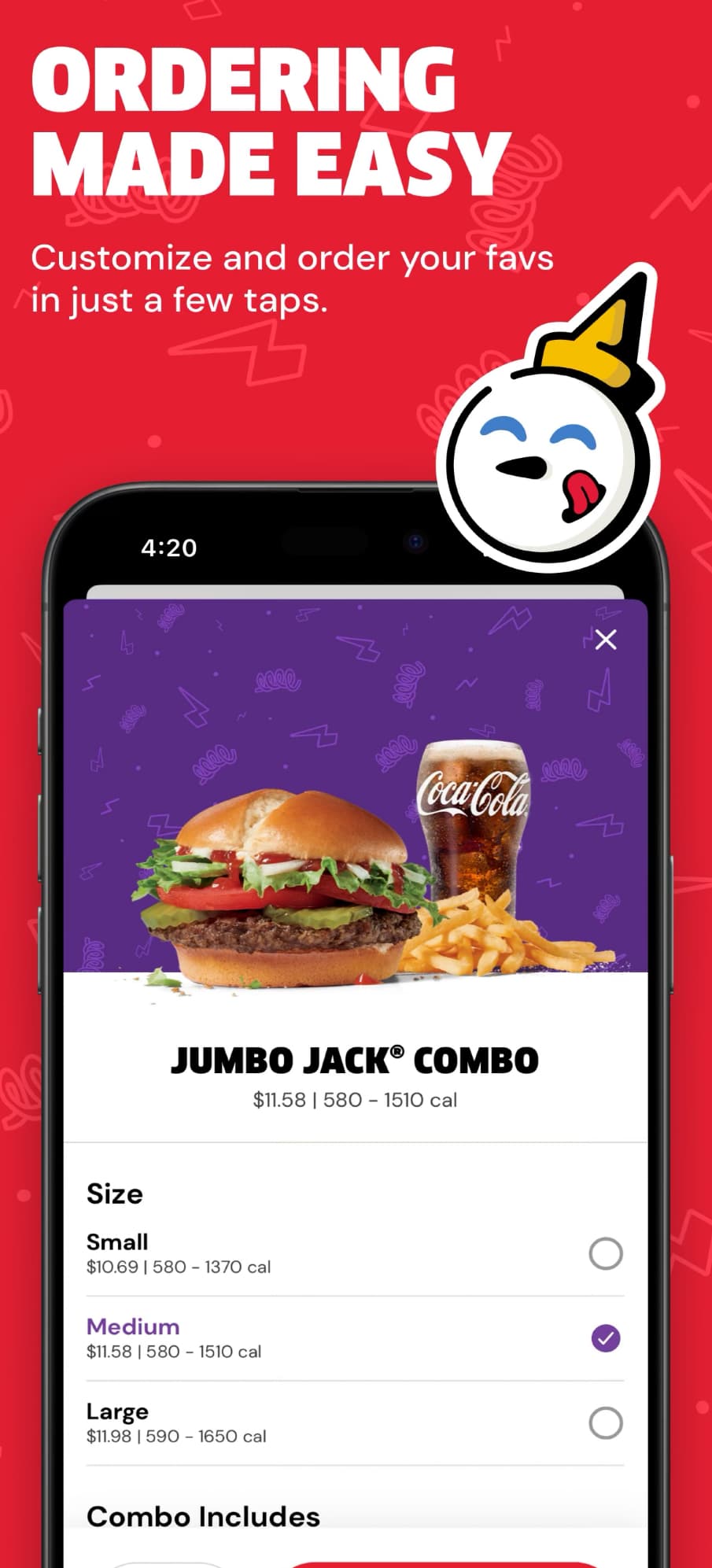 Jack in the Box · ordering